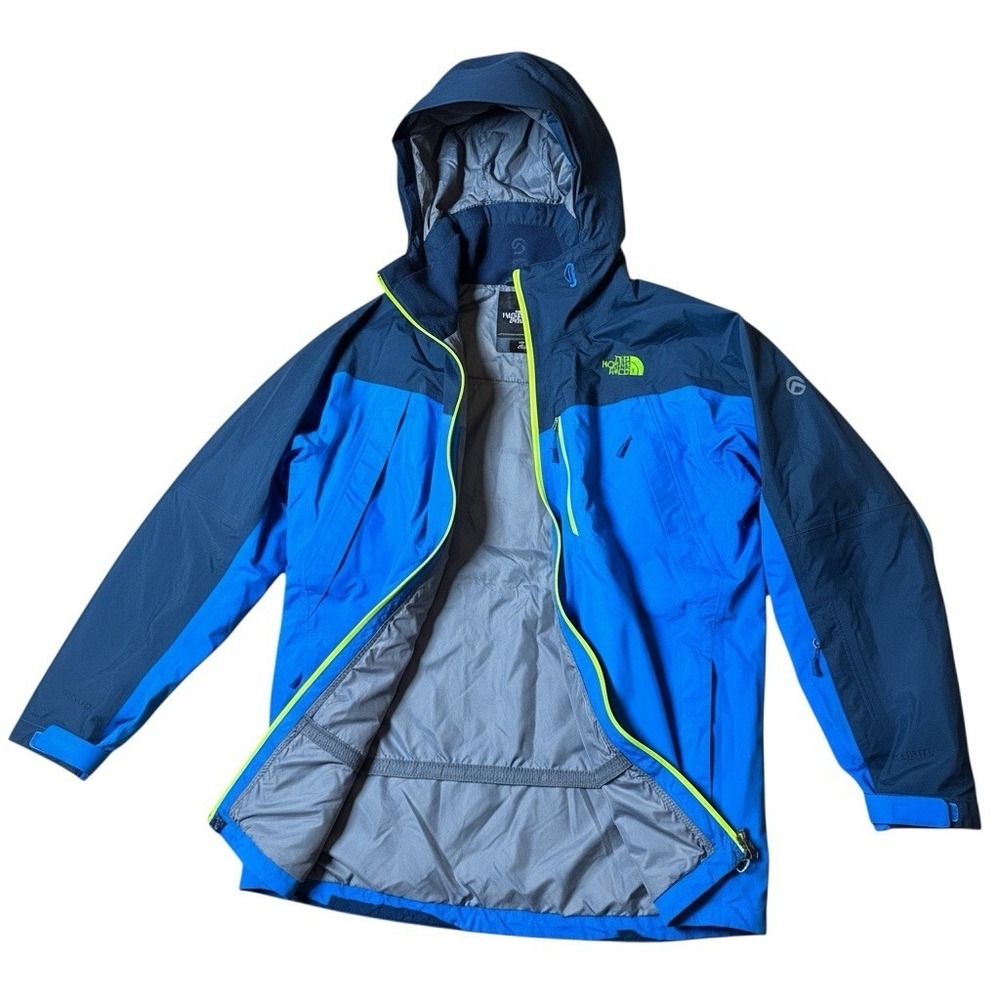 The North Face Summit Series Gore-Tex Soft Shell Jacket RECCO Mens Size XL BLUE